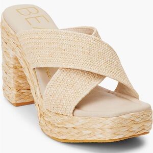 NIB Beach by Matisse Caravan Platform Sandals in Natural